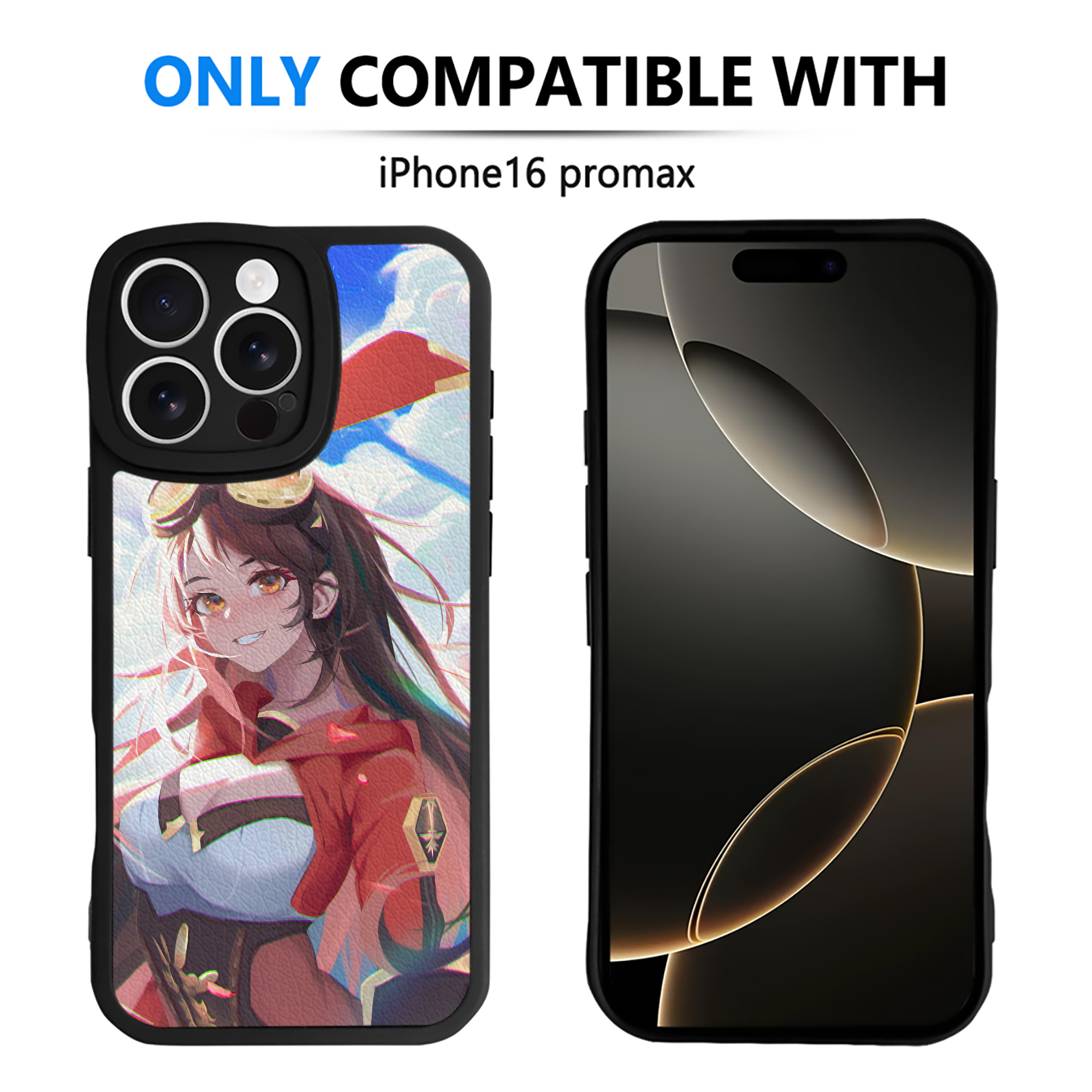 げんし神 genshin 【iPhone 16シリーズ対応】シリコンスマホケース（レザー調） 材質：シリコン
